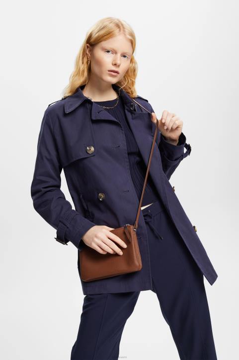 naiset Esprit ruosteen ruskea keinonahkainen olkalaukku Lisätarvikkeet 82T625