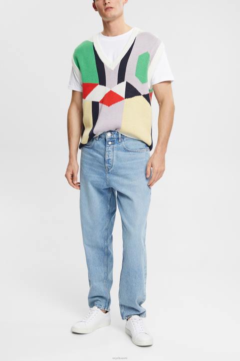 miehet Esprit sininen valo pesu balloon fit farkut denim 82T6847