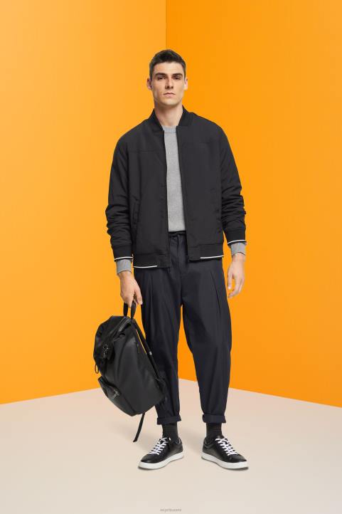 miehet Esprit musta ilmapallomalliset housut housut & housut 82T6837