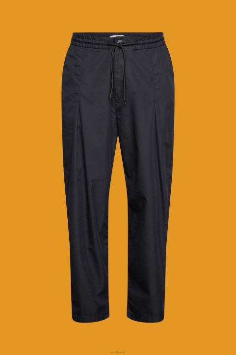 miehet Esprit musta ilmapallomalliset housut housut & housut 82T6837