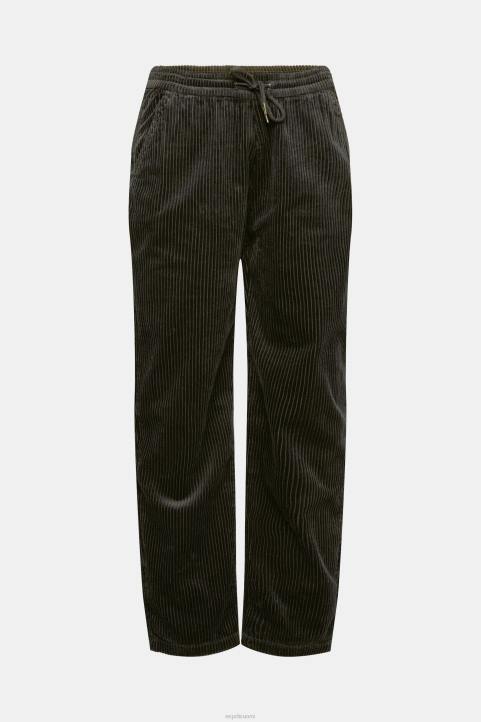 miehet Esprit tumma khaki jogger-tyyliset vakosamettihousut housut & housut 82T6332