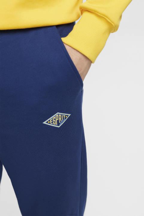 miehet Esprit muste lenkkeilyhousut logopainatuksella lenkkeilijät 82T6667