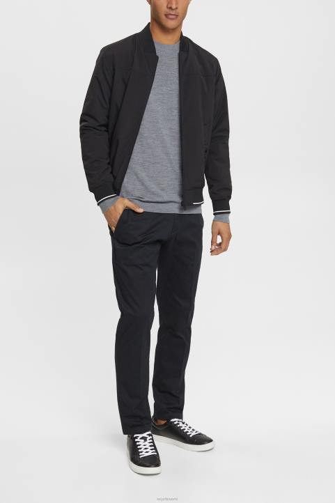 miehet Esprit harmaa neulottu villapaita neuleet 82T6907