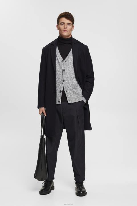 miehet Esprit keskiharmaa neulottu neuletakki napeilla neuleet 82T6697