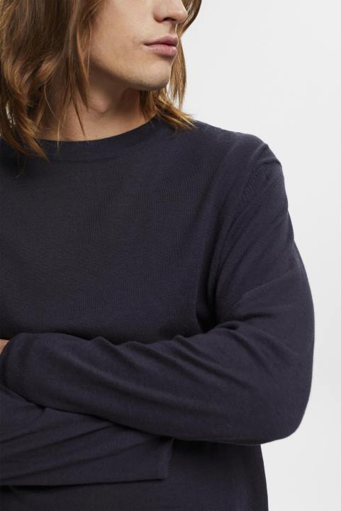 miehet Esprit laivasto hieno neulepusero neuleet 82T6684