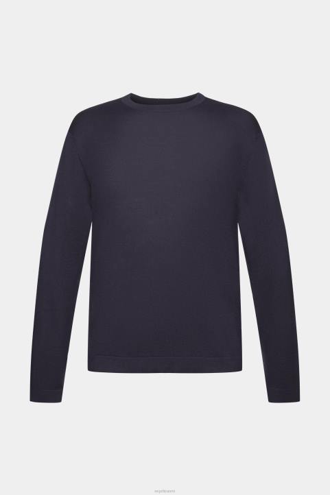 miehet Esprit laivasto hieno neulepusero neuleet 82T6684