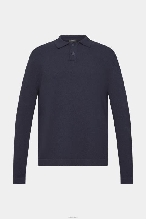 miehet Esprit laivasto poolopusero neuleet 82T6683