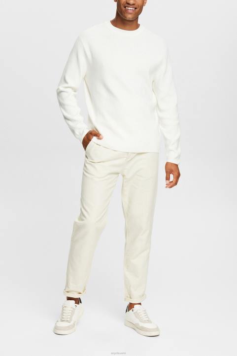 miehet Esprit luonnonvalkoinen neulepusero neuleet 82T6839