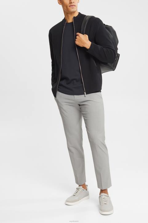 miehet Esprit musta neuletakki vetoketjulla neuleet 82T6921