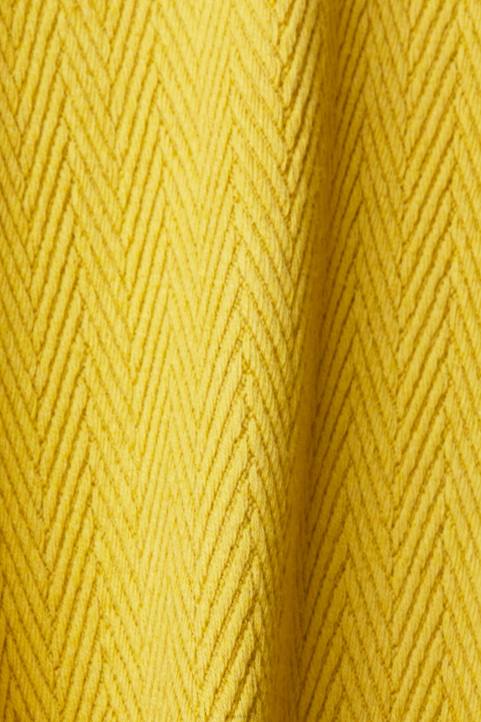 miehet Esprit pölyisen keltainen neule kalanruotokuviolla neuleet 82T6830