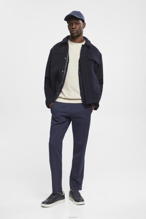 miehet Esprit vaalea taupe kuvioitu pyöreäkaulapusero neuleet 82T6718