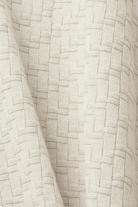 miehet Esprit vaalea taupe kuvioitu pyöreäkaulapusero neuleet 82T6718