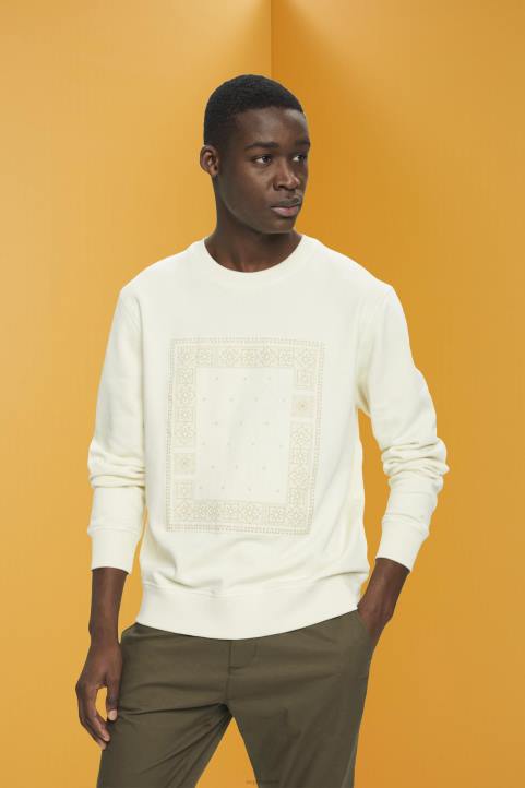 miehet Esprit jäätä collegepaita, jossa edessä printti neulepaidat & hupparit 82T6711