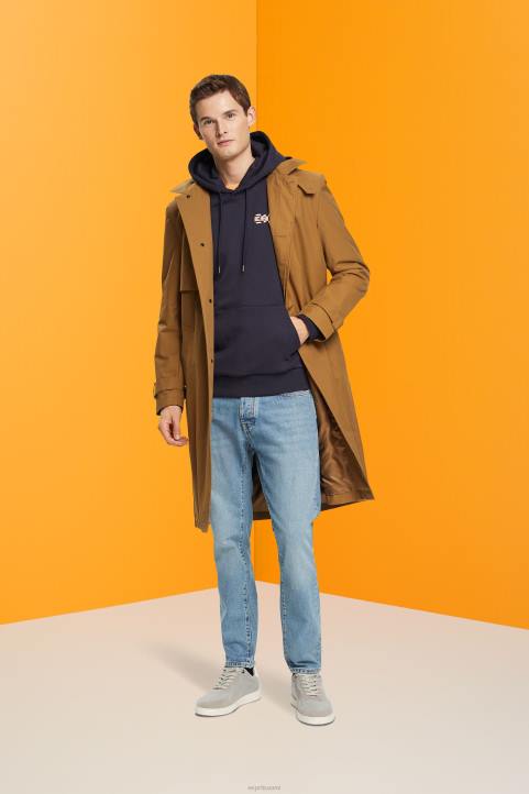 miehet Esprit laivasto huppari, jossa pieni logopainatus neulepaidat & hupparit 82T6827