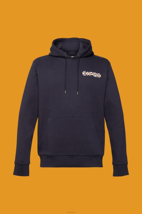 miehet Esprit laivasto huppari, jossa pieni logopainatus neulepaidat & hupparit 82T6827