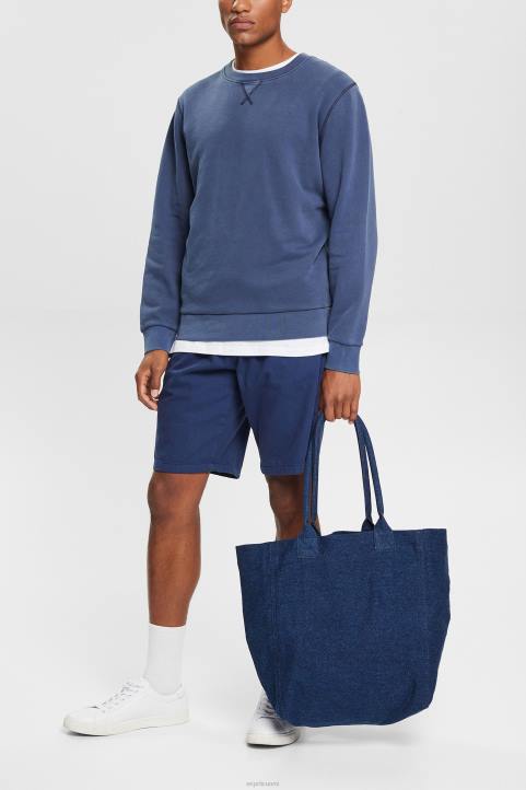 miehet Esprit laivasto kestävä pyöreäkauluksinen collegepaita neulepaidat & hupparit 82T6936