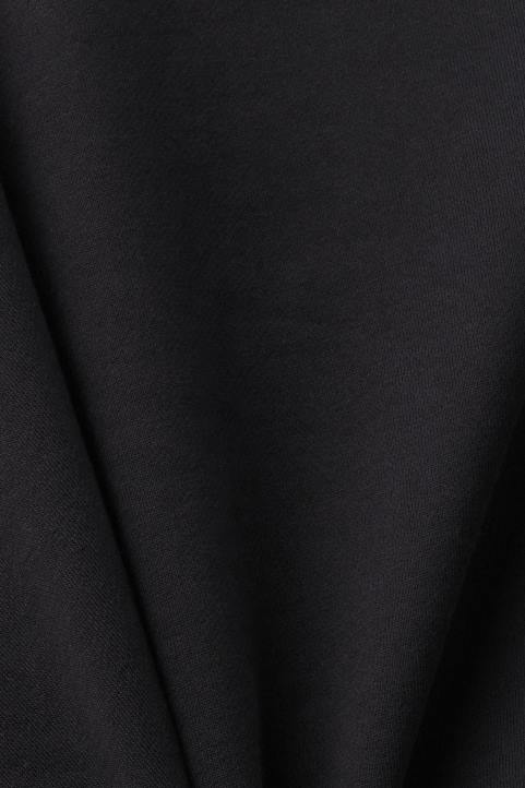 miehet Esprit musta huppari, jossa logopainatus rinnassa neulepaidat & hupparit 82T6638