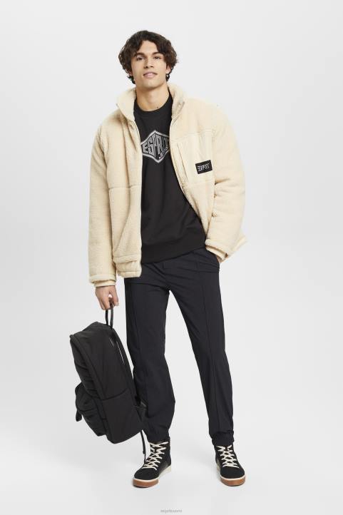 miehet Esprit musta logoprinttipaita neulepaidat & hupparit 82T6653