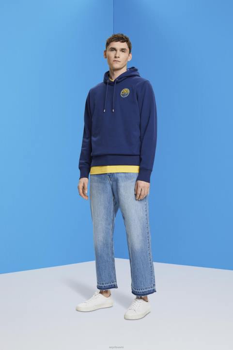 miehet Esprit muste collegepaita logopainatuksella neulepaidat & hupparit 82T6650