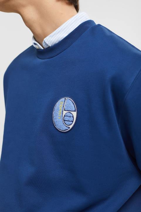 miehet Esprit muste yliopiston patch collegepaita neulepaidat & hupparit 82T6809