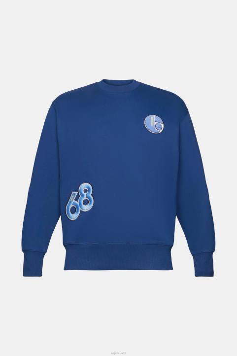 miehet Esprit muste yliopiston patch collegepaita neulepaidat & hupparit 82T6809