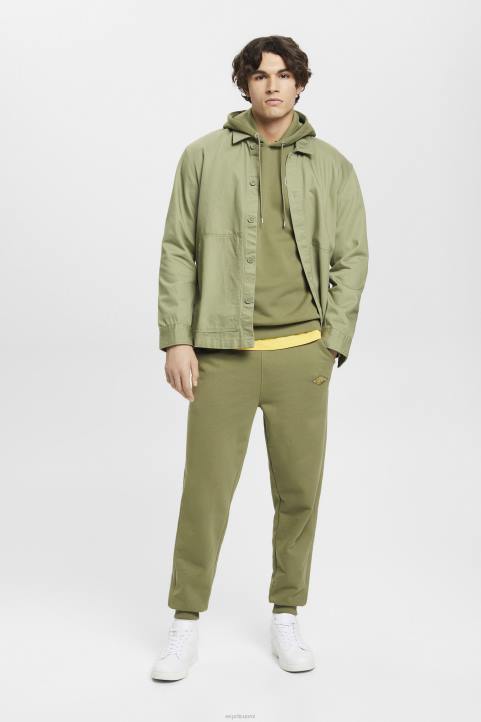 miehet Esprit oliivi collegepaita logopainatuksella neulepaidat & hupparit 82T6649