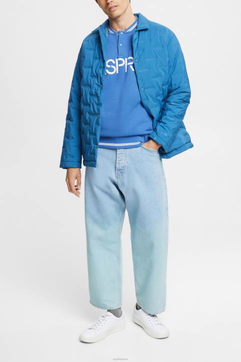miehet Esprit sininen rennon mallin logoinen collegepaita neulepaidat & hupparit 82T6783