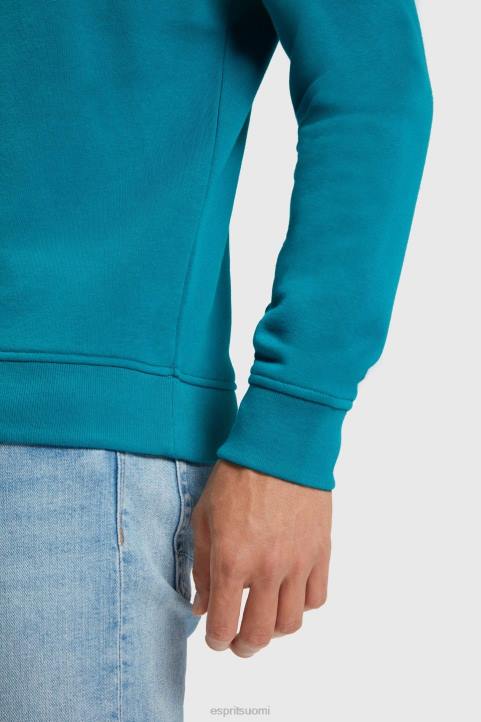 miehet Esprit sinivihreä sininen logoprinttipaita neulepaidat & hupparit 82T6870