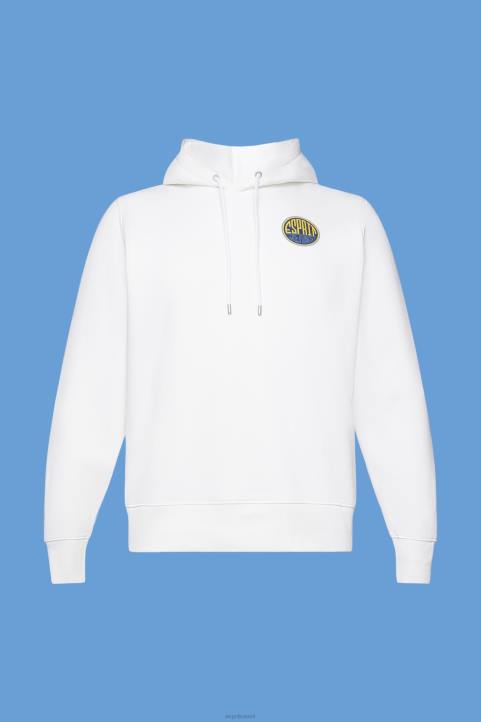 miehet Esprit valkoinen collegepaita logopainatuksella neulepaidat & hupparit 82T6648