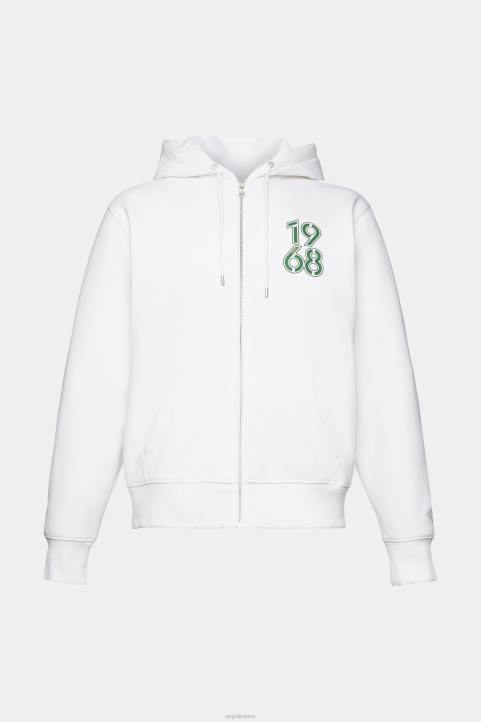 miehet Esprit valkoinen täyspitkä vetoketjullinen huppari neulepaidat & hupparit 82T6634