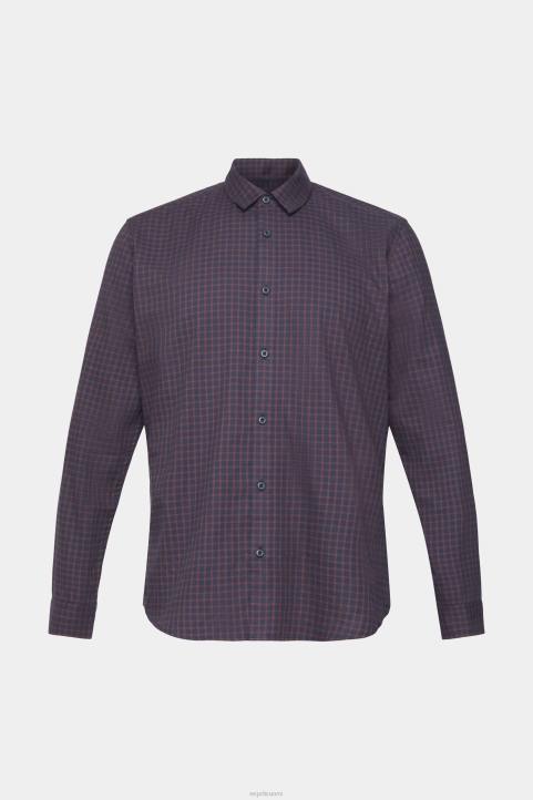 miehet Esprit laivasto ruudullinen slim fit paita paidat 82T6689