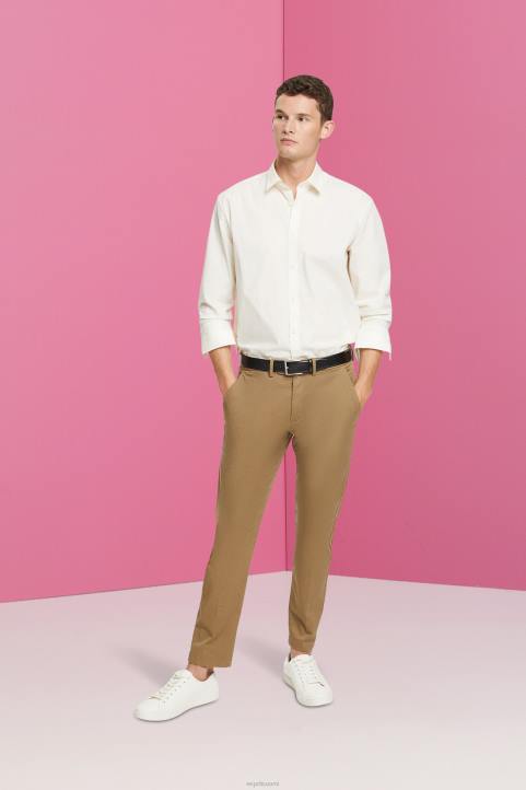 miehet Esprit luonnonvalkoinen kestävästä puuvillasta valmistettu paita paidat 82T6831