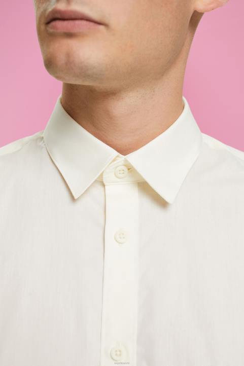 miehet Esprit luonnonvalkoinen kestävästä puuvillasta valmistettu paita paidat 82T6831