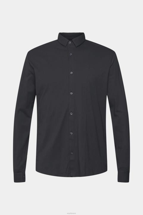 miehet Esprit musta jersey pitkähihainen, 100% puuvillaa paidat 82T6679