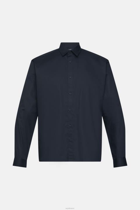 miehet Esprit musta slim fit paita paidat 82T6913