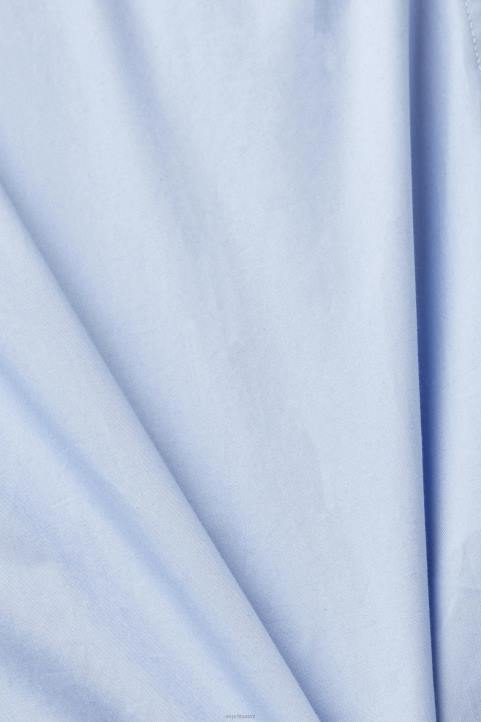 miehet Esprit pastellinsininen napillinen puuvillapaita paidat 82T6661