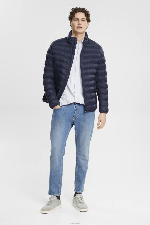 miehet Esprit vaaleansininen raidallinen paita paidat 82T6686