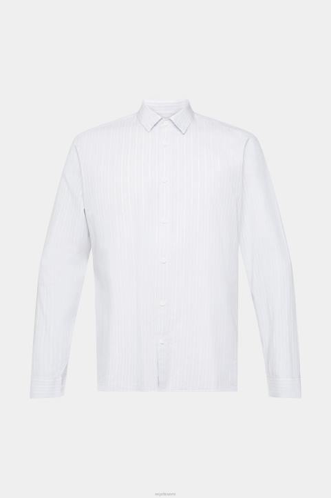 miehet Esprit vaaleansininen raidallinen paita paidat 82T6686