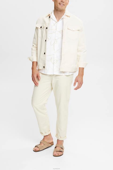miehet Esprit valkoinen kuviollinen paita paidat 82T6909