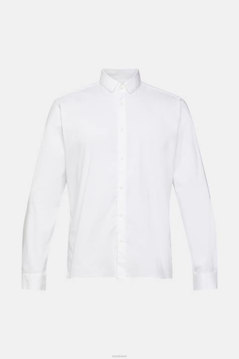 miehet Esprit valkoinen slim fit paita paidat 82T6914