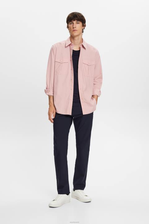 miehet Esprit vanha pinkki apupaita, 100 % puuvillaa paidat 82T6573