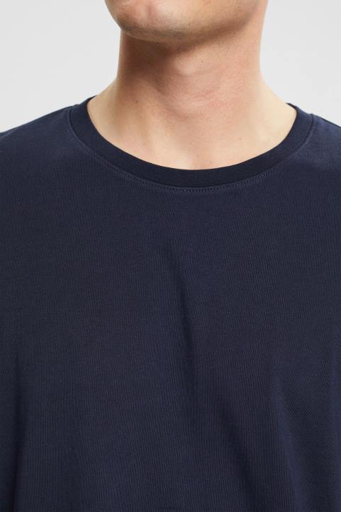 miehet Esprit laivasto jersey pitkähihainen toppi pitkähihainen 82T6948