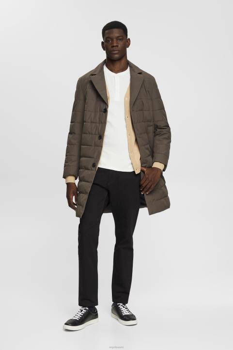 miehet Esprit luonnonvalkoinen pitkähihainen vohveli toppi pitkähihainen 82T6696