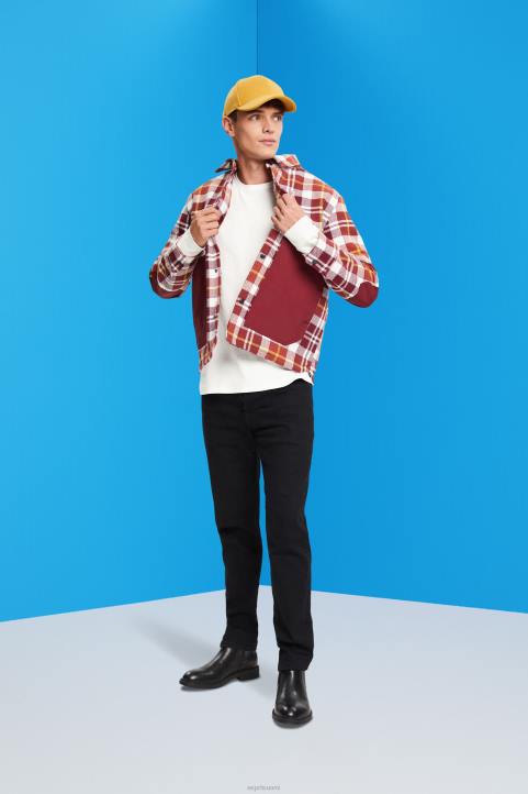 miehet Esprit luonnonvalkoinen vohvelipique pitkähihainen toppi pitkähihainen 82T6850