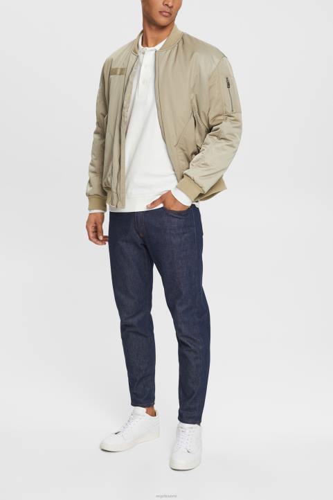 miehet Esprit luonnonvalkoinen pitkähihainen pikee poolopaita polot 82T6951