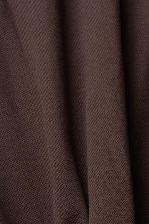 miehet Esprit tumman ruskea pitkähihainen pikee poolopaita polot 82T6836