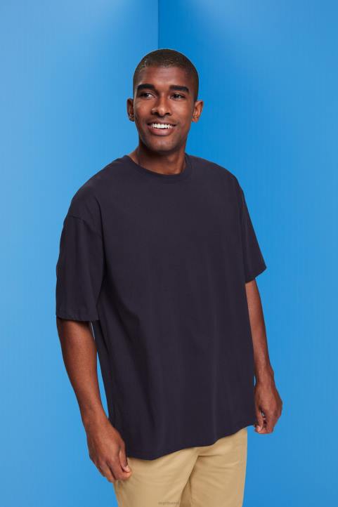miehet Esprit laivasto ylisuuri jersey-t-paita t-paitoja 82T6843