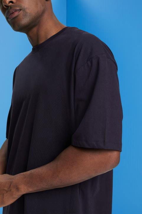 miehet Esprit laivasto ylisuuri jersey-t-paita t-paitoja 82T6843