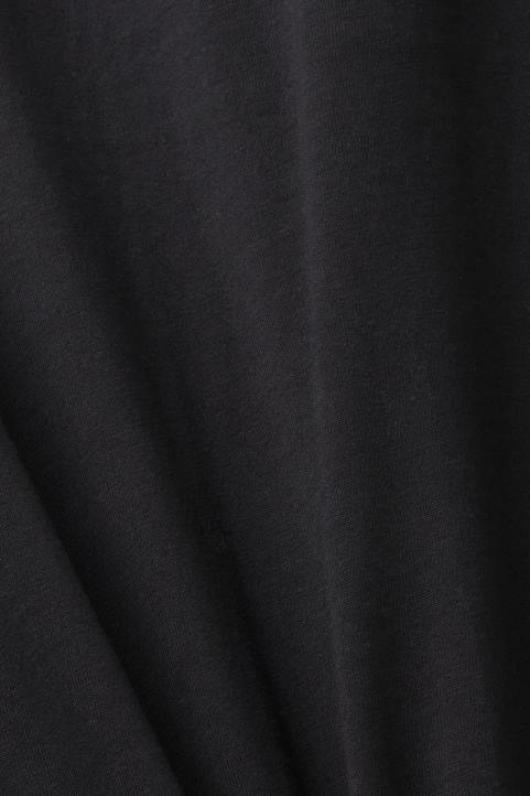 miehet Esprit musta logoprintti puuvillainen t-paita t-paitoja 82T6623