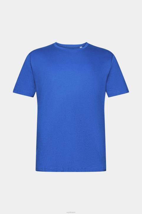 miehet Esprit sininen pilkullinen jersey-t-paita t-paitoja 82T6781